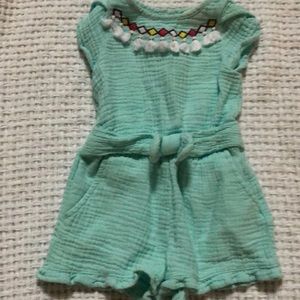 Adorable mint romper